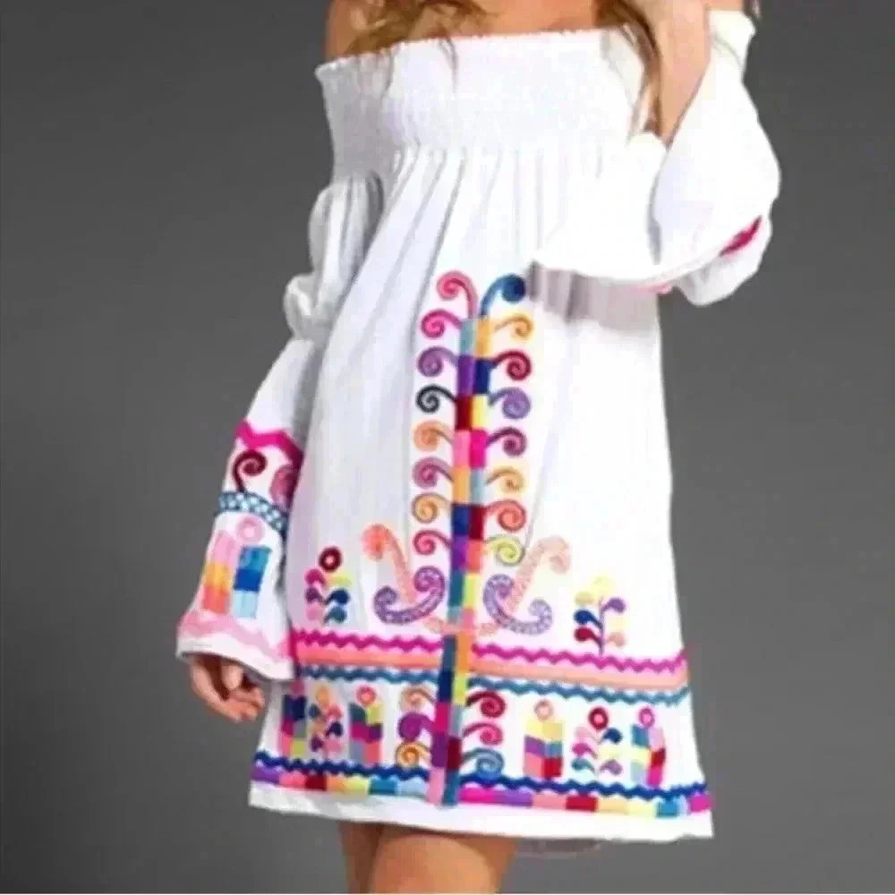 Revolve Dara Off The Shoulder Dress Vava by Joy Han XS in Black